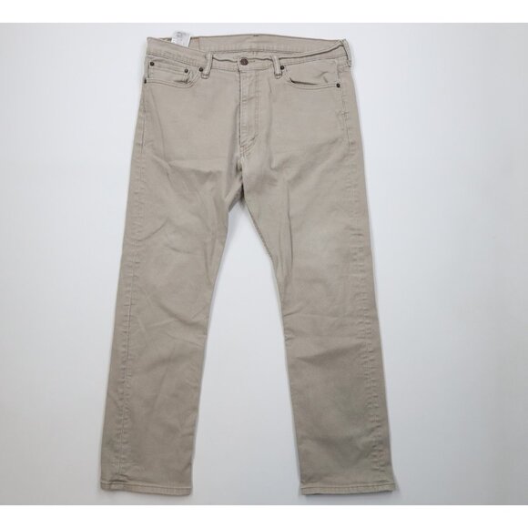 Vintage Y2K Levis 513 Mens 36x30 Faded Stretch Slim Straight Leg Denim Jeans